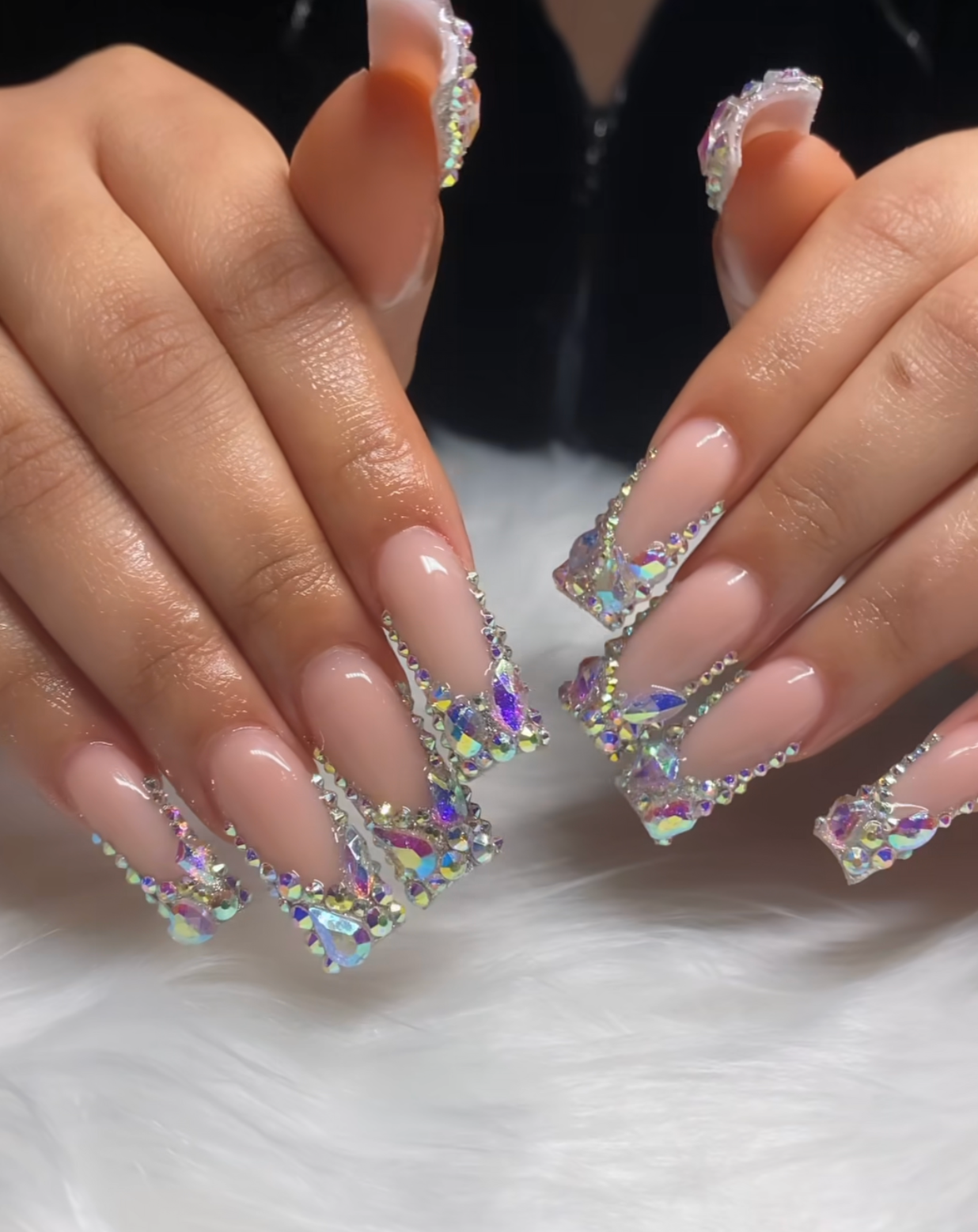 "Bling French Tip"